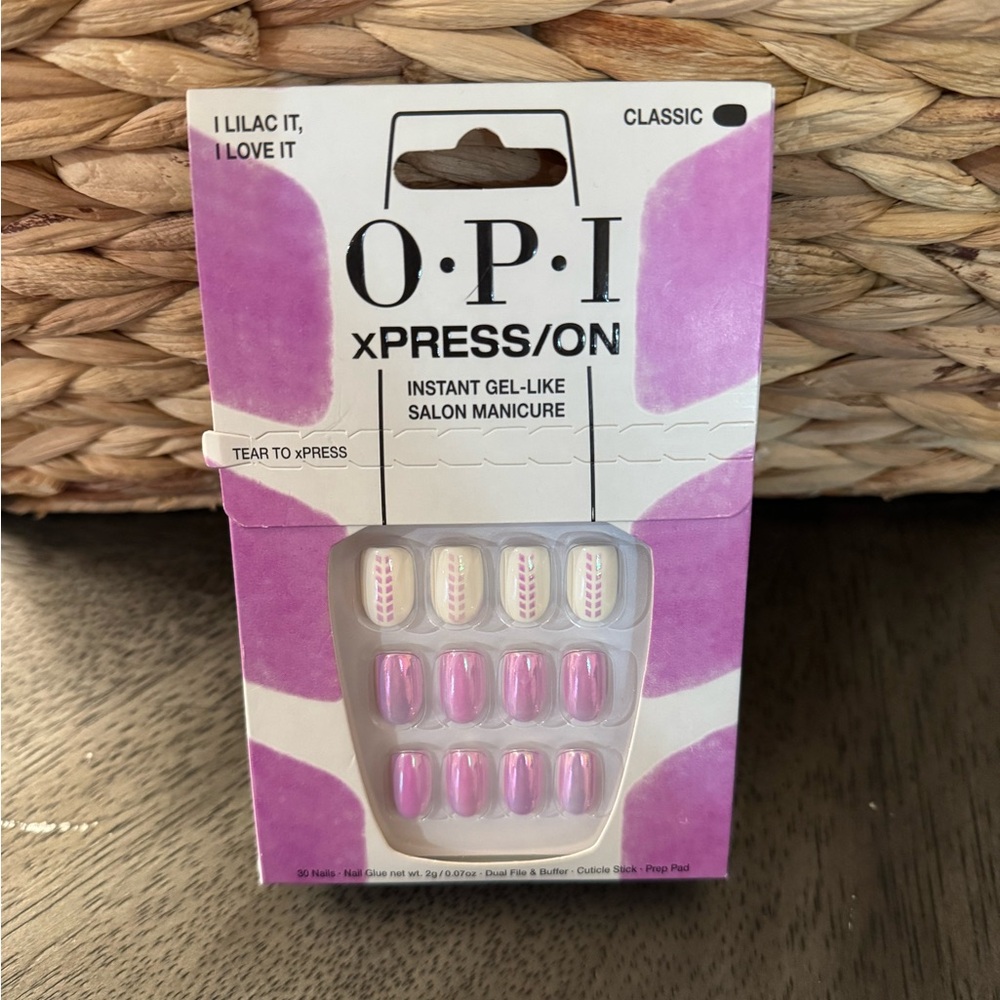 OPI ‘I Lilac It, I Love It’ Classic Press-On Nails
